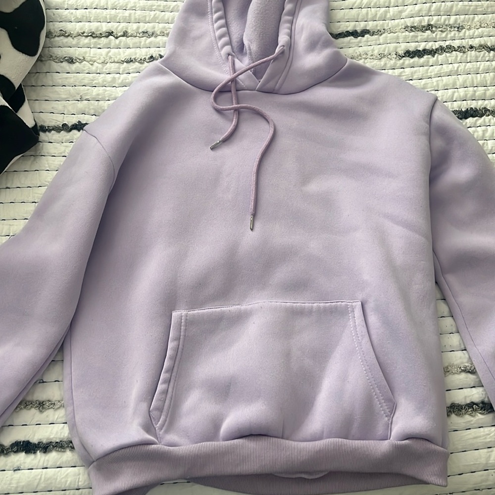 Light purple butterfly hoodie